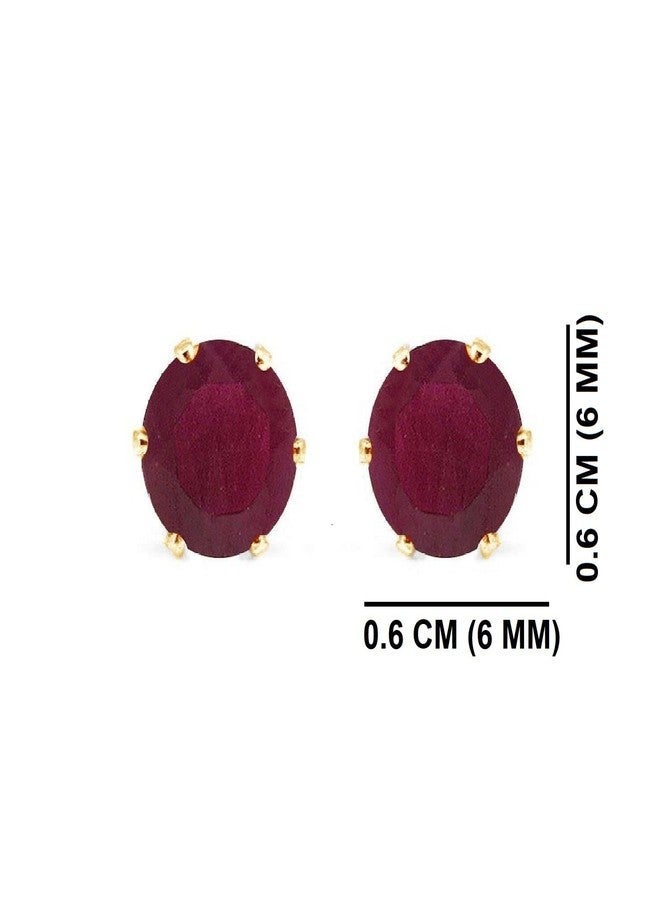 Efulgenz Indian Studs Earrings for Women Round Stud Cubic Zirconia Earrings Studs Indian Earring for Women - Image 4