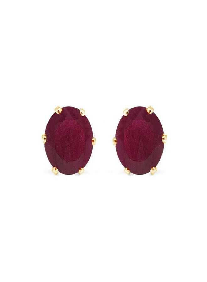 Efulgenz Indian Studs Earrings for Women Round Stud Cubic Zirconia Earrings Studs Indian Earring for Women - Image 1