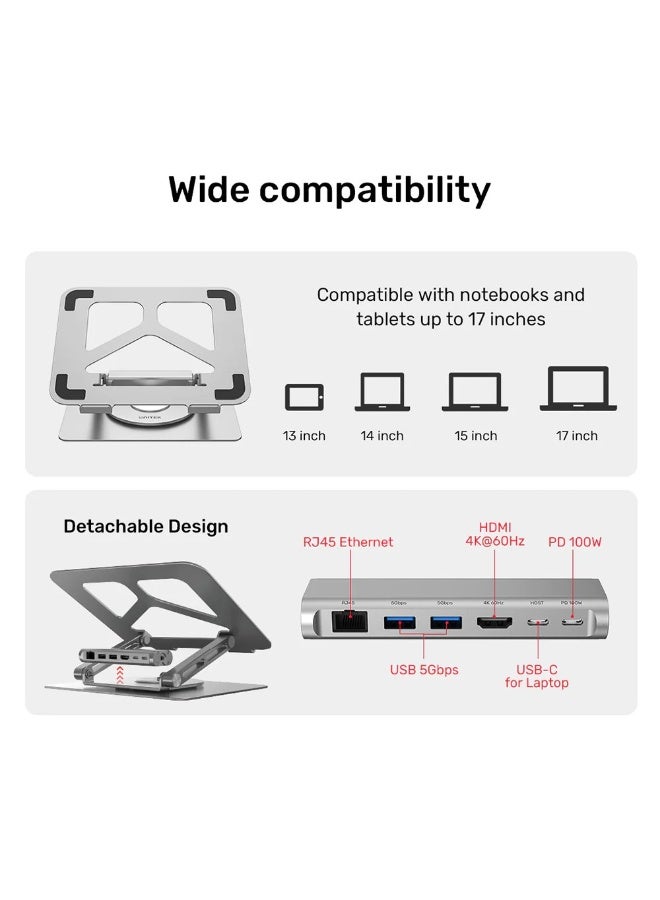 UNITEK محطة إرساء USB-C للكمبيوتر المحمول - Image 2