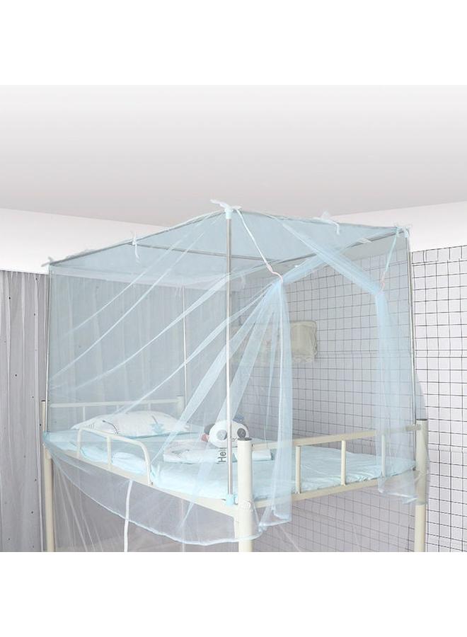 Bluejw Mosquito Net Student Dormitory Upper Bed Side Door Zipper 0.9m Female Single Bed Dormitory Upper And Lower Bed Bracket Rod New Product - Image 1