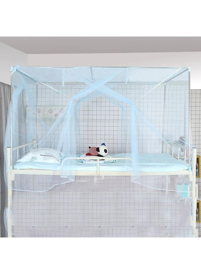 Bluejw Mosquito Net Student Dormitory Upper Bed Side Door Zipper 0.9m Female Single Bed Dormitory Upper And Lower Bed Bracket Rod New Product - Image 5