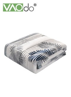 VAOdo Queen Size Quilt  Overall washable Soft Blanket  Washed Cotton Material Bed Quilt Soft and Breathable Lightweight for Spring Summer Autumn Air-conditioned Room Summer Quilt  - Image 1