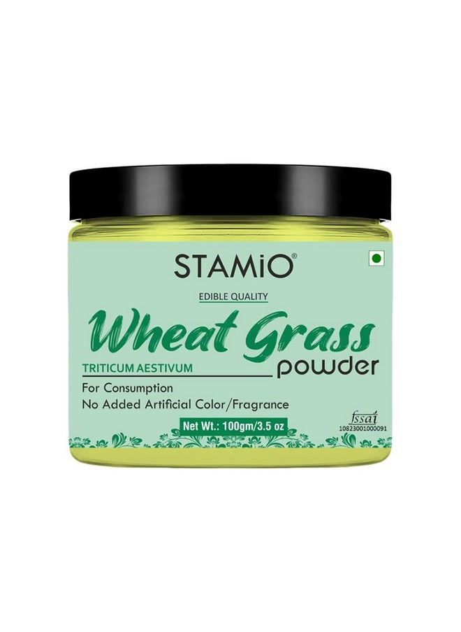 Wheat Grass Powder 100 Gm For Men & Women | Triticum Aestivum | Immunity | In Jar | In Jar 3.53 Oz