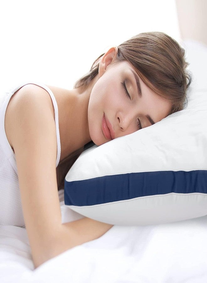 JY Store Microfiber Soft White Pillows Set of 2, 16 x 24 Inches Or 40 x 60 cm Pillows for Sleeping Comfort - Image 3