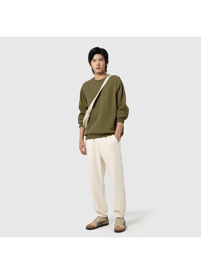 Markless Men's Sweatpants Autumn Winter Double-layer Heavyweight Casual Loose Fit Jogger Pants Versatile Sportswear 3846 Beige Xxl - Image 2