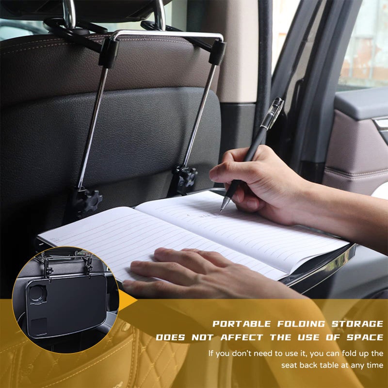 CPROSP Car Lunch Desk Portable, Car Desk Folding, Car Steering Wheel Seat Tray with Cup Holder, Car Seat Table for Writing, Working, Drinking, Dinning - Image 5