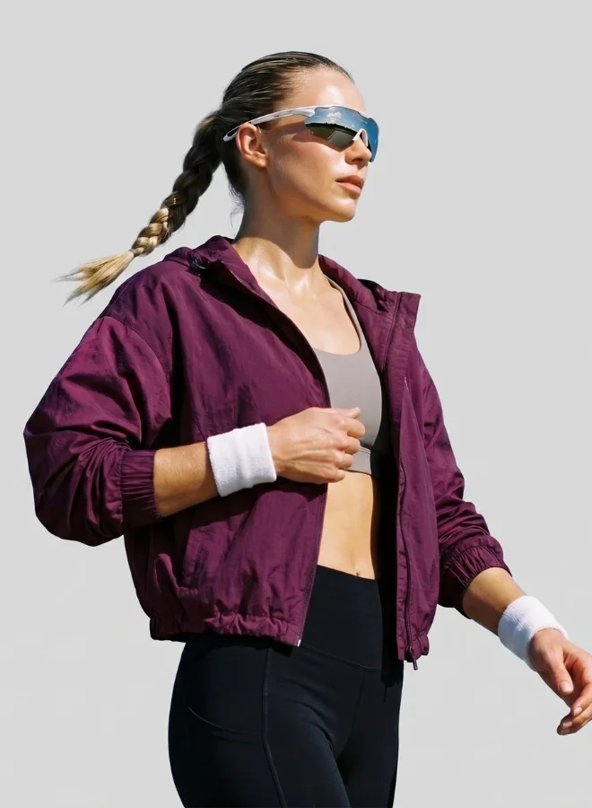ZAECY Women's Wind-Cheater Hoody-Jacket