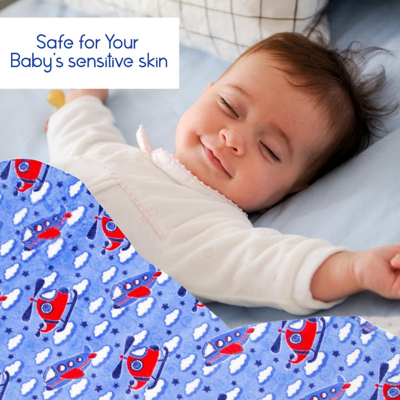 Mee Mee Ultra Soft Plush | Lightweight & Super Comfortable Baby Blankets | Swaddle for Infant & Toddler | Multipurpose | Breathable 2 Years | Brown | 75X100 CM - Image 4