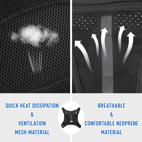 DEYACE Chest Bag For Men, Tactical Inspired Sports Utility Chest Pack, EDC Pouch Bag With Built-In Phone Holder for Workouts, Running, Cycling, Black - Image 5