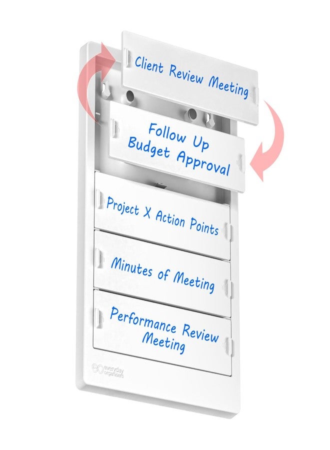 eo White Board with Removable Magnetic Slates & Marker | Cloth Drywipe Whiteboard | Daily Task Planner | Wall & Table Mount | to-Do-List | Corporate Gifting Ideas for Employees (Priority Board) - Image 1