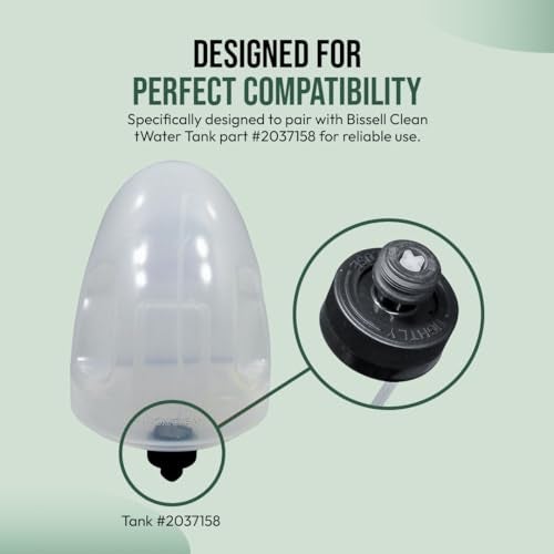 Selgo Replacement Cap & Straw Assembly for Bissell Little Green Machine Carpet Cleaners - Models 1400B, 1400W, 3369, 3353, 3519, Only for Models Listed - Image 4