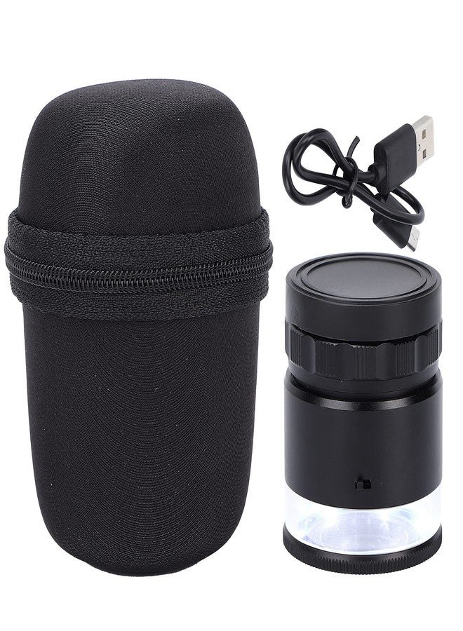 Ymiko 6 LED Measuring Magnifier,10X Loupe Measuring Magnifier Illuminated Jewelers Magnifying Glass USB Charging Magnifier for Jewelry Currency Stamps Textile Sewing Circuit - Image 5