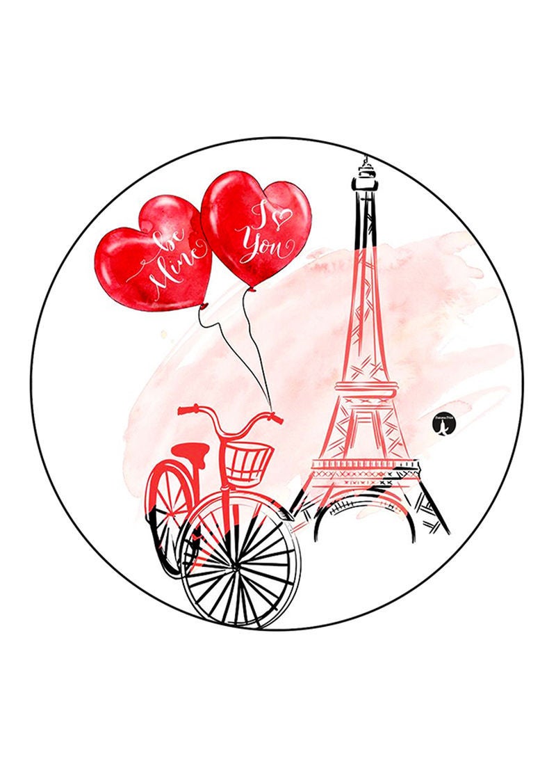 RKN The Effiel Tower Printed Mouse Pad Multicolour