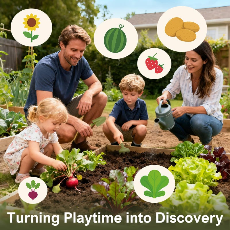 Dreamon Kids Gardening Tools & Bug Catcher Kit  2-In-1 Outdoor Toys With Wheelbarrow And Bug House  Stem Educational Toys For 3 Year Old  Birthday Gifts Outdoor Gifts For Kids 3-5 - Image 4