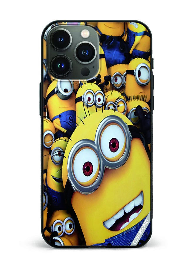 COVERSCART Protective Case Cover For Apple iPhone 14 Pro Max Minions Design Multicolour