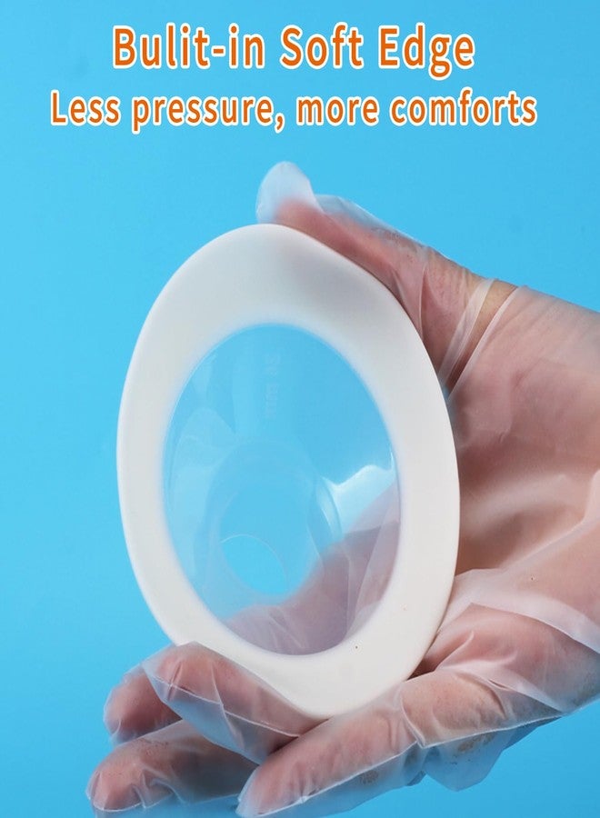 MOOMentaneous 16mm Oval Flanges Breast Pump Parts Compatible with Medela Breast Pumps PersonalFit, Maxflow, Freestyle Flex Swing Maxi Connector - Image 4