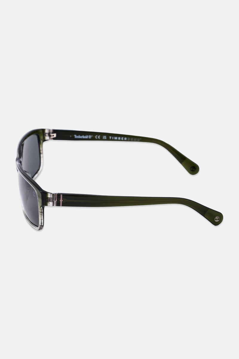 Timberland Men TB0005398R67 Rectangular Sunglasses, Green - Image 5