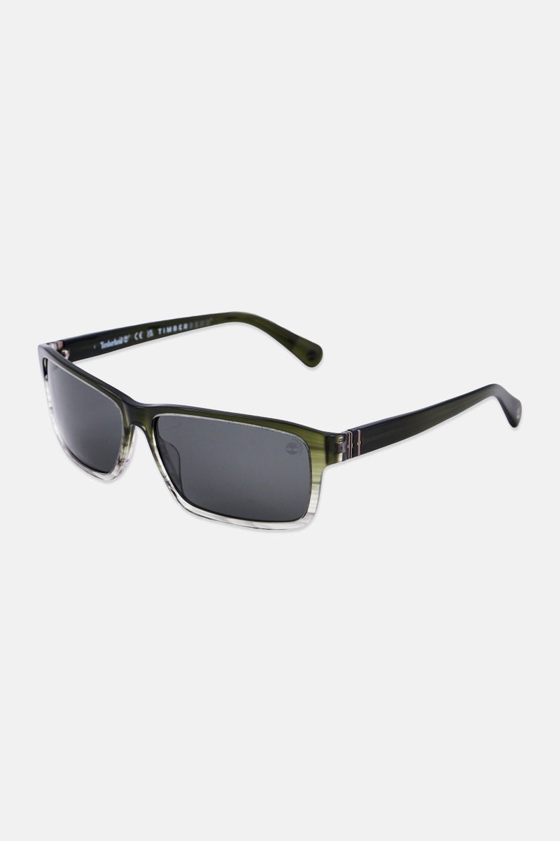 Timberland Men TB0005398R67 Rectangular Sunglasses, Green - Image 3