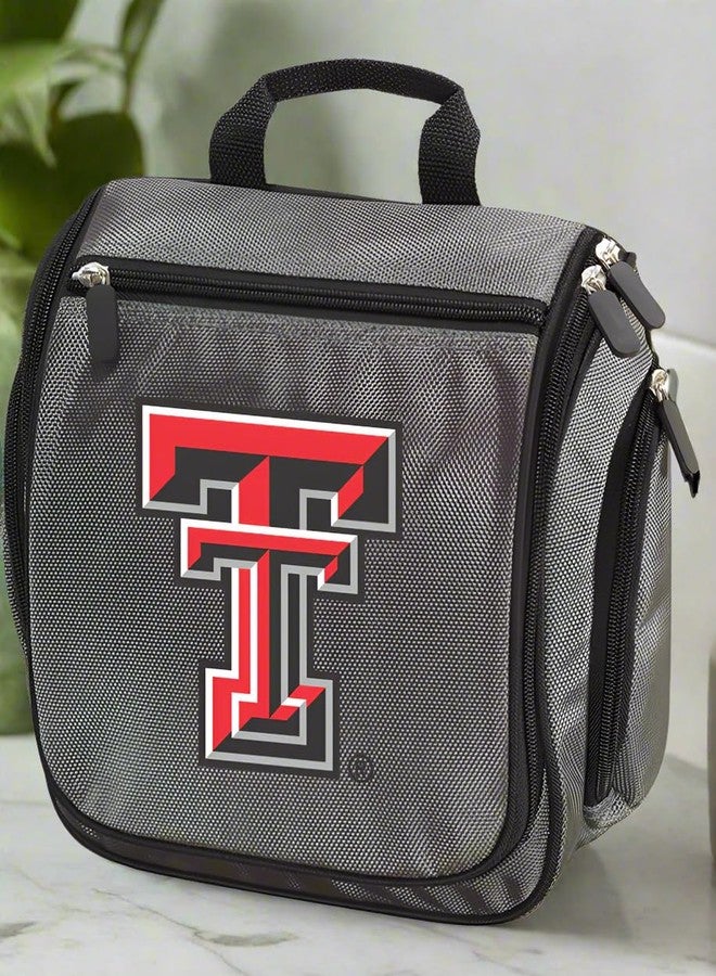 Broad Bay Texas Tech Toiletry Bags Or Hanging Texas Tech Red Raiders Shaving Kits (Gray) - Image 3