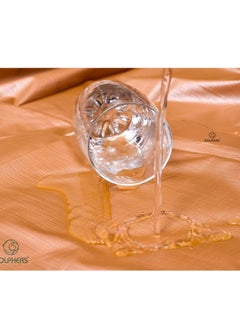 Dolphers Dolphers Waterproof Plastic Mattress Protection Sheet for Baby and Adult - Single Bed Size - 6 ft x 4.5 ft - Golden Brown  - Image 3