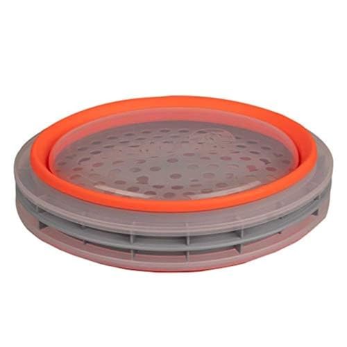 CanCooker Batter Bowl XL: Collapsible, Mess-Free, Dishwasher and Microwave Safe, Chemical-Free in Vibrant Orange - Image 4