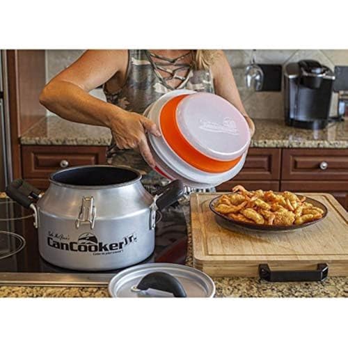 CanCooker Batter Bowl XL: Collapsible, Mess-Free, Dishwasher and Microwave Safe, Chemical-Free in Vibrant Orange - Image 3