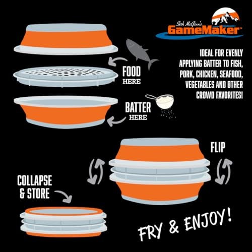 CanCooker Batter Bowl XL: Collapsible, Mess-Free, Dishwasher and Microwave Safe, Chemical-Free in Vibrant Orange - Image 5