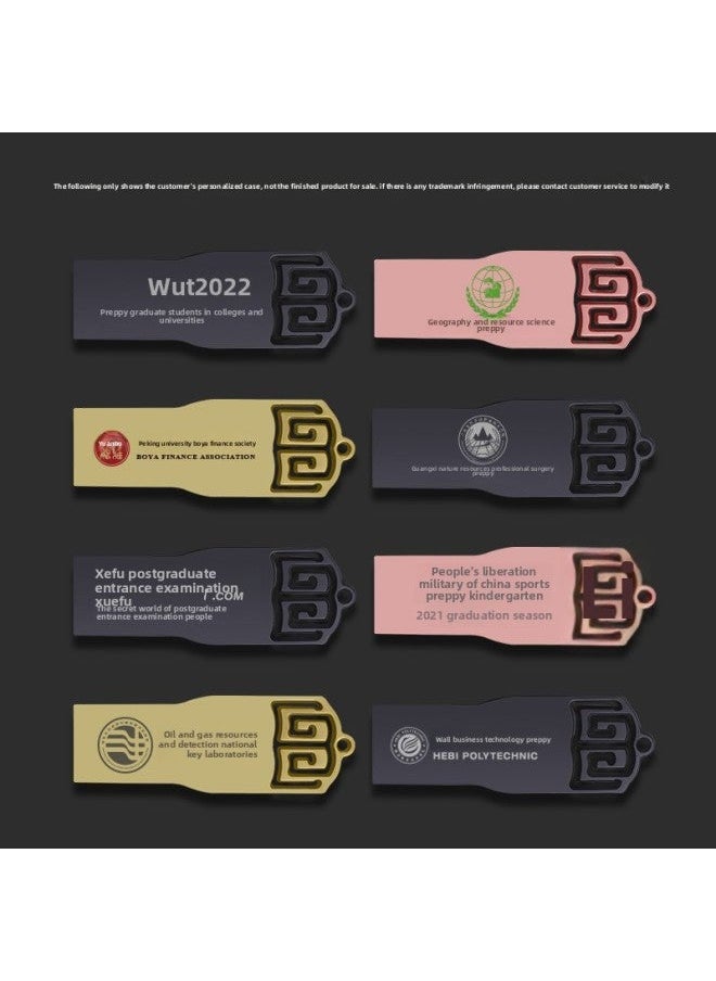 Storage Disk 64GB High Speed U Engraving System Making Computer USB 128G32g16g8 Chinese Style Usb3.0-Color:Standard Rose Gold-Capacity:4GB  - Image 5