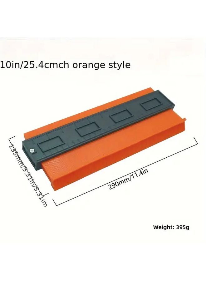 10 Inch Lockable Contour Gauge Multi Function Ruler High Precision ABS Resin - Image 4