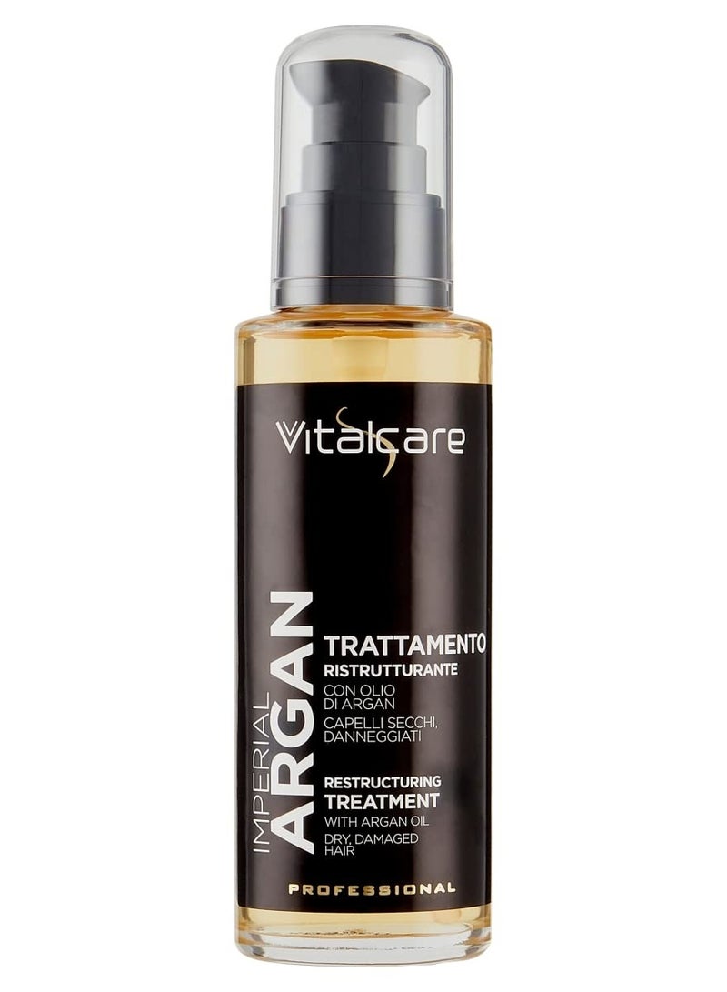 فيتالكير علاج إعادة هيكلة الشعر بالأرغان الإمبراطوري من فيتال كير للشعر الجاف والتالف 100 مل - Image 2