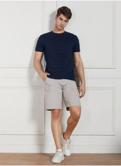 Dennis Lingo Regular Fit Dark Blue Cotton T-Shirt Crew Neck  - Image 2