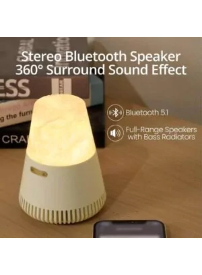 EZVALO 3in1 Natural Stone Aroma Bluetooth Speaker with Night Light - Image 3