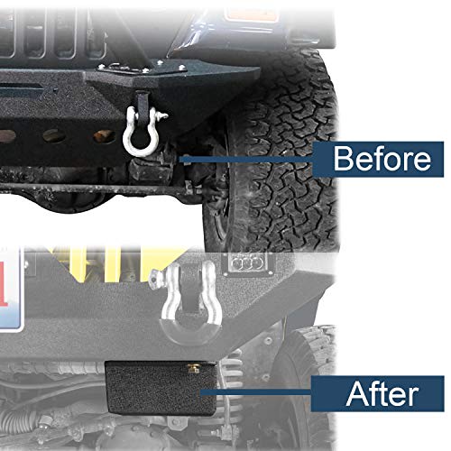 Hooke Road Steering Box Skid Plate Brace for 1997-2006 Jeep Wrangler TJ - Image 3