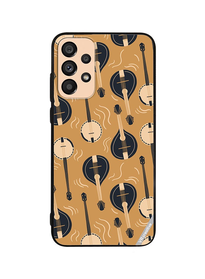 Protective Case Cover For Samsung Galaxy A53 5G Mandolin Or Domra International Music Copy Design Multicolour