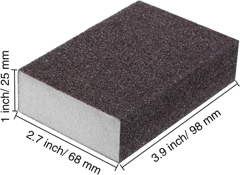 eBoot Sanding Sponge Sanding Blocks Washable and Reusable Sand Sponge Kit 8 Pieces Medium Grade  - Image 3