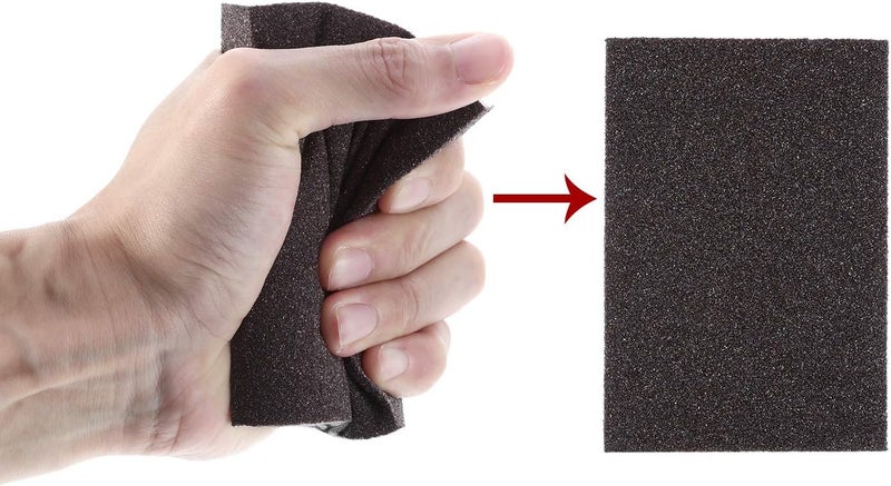 eBoot Sanding Sponge Sanding Blocks Washable and Reusable Sand Sponge Kit 8 Pieces Medium Grade  - Image 4