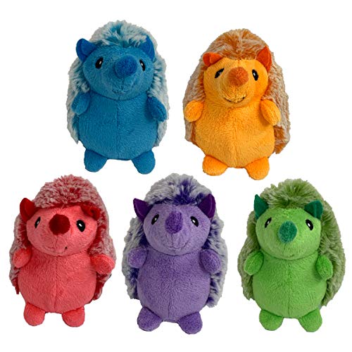 Multipet MiniPet Hedgehog Dog Toy 4 Assorted Color 1 Pack - Image 1