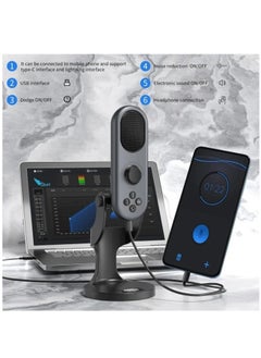 Jmary JMARY MC-PW7 USB DESKTOP CARDIOID NOISE REDUCTION MICROPHONE  - Image 3