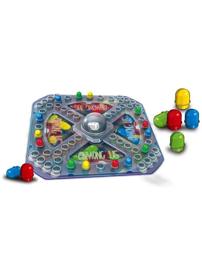 Among Us Family Board Game, Pop the Dice and Race Your Pegs, for Ages 4+, Multiplayer - Image 3