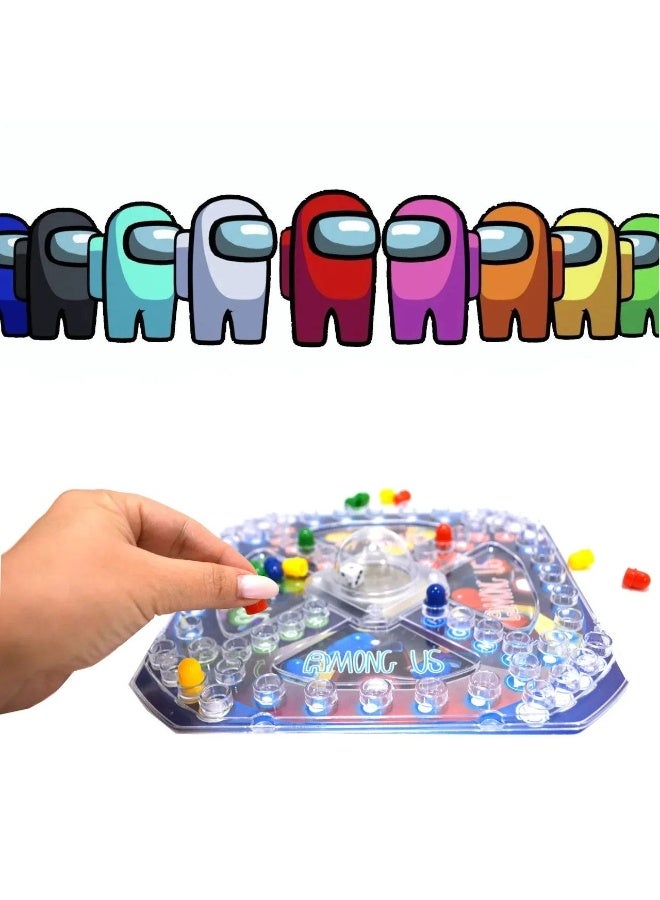 Among Us Family Board Game, Pop the Dice and Race Your Pegs, for Ages 4+, Multiplayer - Image 2