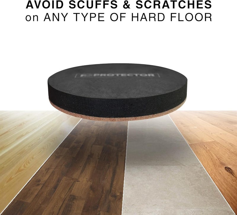 X-Protector Felt Furniture Sliders Hardwood Floors – 8 PCS 4 3/4 inch Furniture Sliders – Heavy Duty Felt Sliders Hard Surfaces – Move Your Furniture Easily & Safely! - Image 3