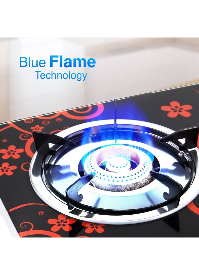 Mr. Light Mr. Light 2 Burner Glass Gas Stove Double Burner Gas Cooker Low Gas Consumption Auto Ignition - Image 3