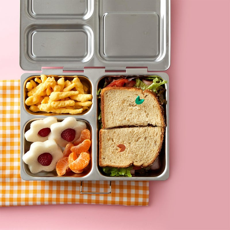 PlanetBox Launch Stainless Launch Bento Box Style Lunch Box for Kids with 3 Compartments â€“ Durable, Dishwasher Safe and BPA-Free Food Container - Image 5