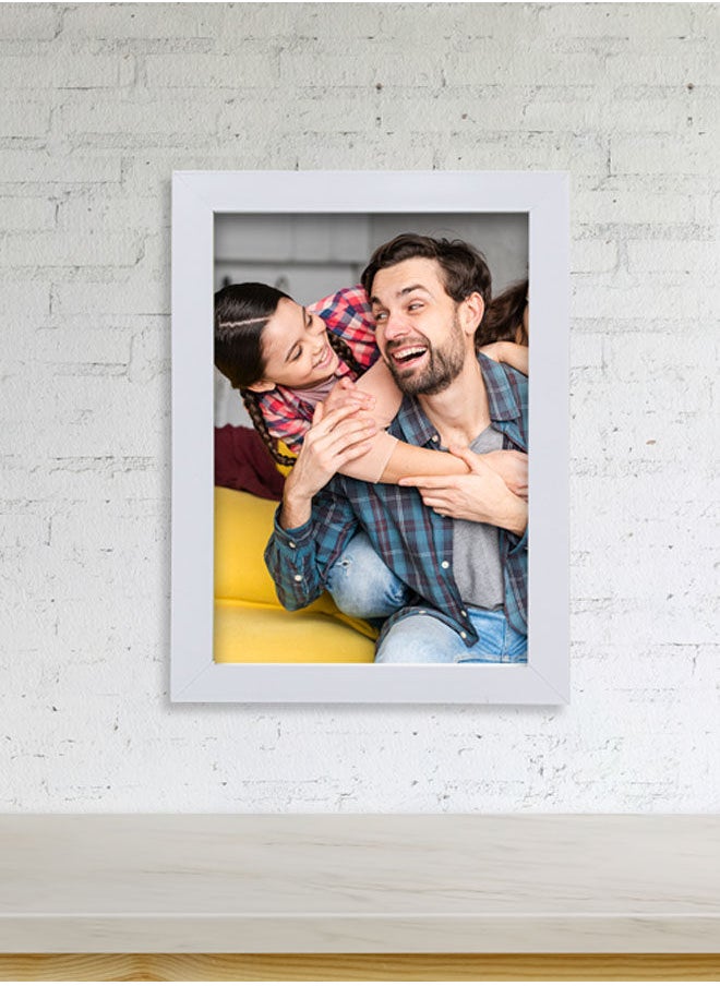 ديكور هيلز إطار ديكورهيلز لشهادات وصور A4 - طقم من 4، بحجم 25×34 سم، بلمسة خشبية بيضاء مع واجهة زجاجية، قابل للتثبيت على الحائط أو الوضع على الطاولة، مثالي للجوائز، الشهادات، والصور  - Image 2
