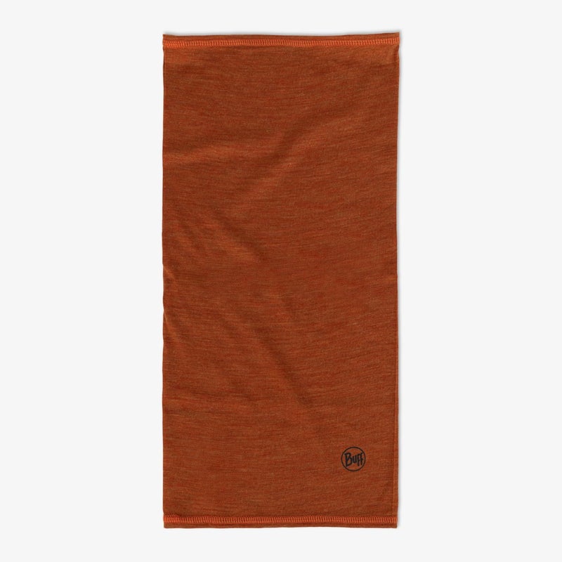 Buff Unisex Neck Warmer Merino Lightweight - Brown Solid Cinnamon - Image 3