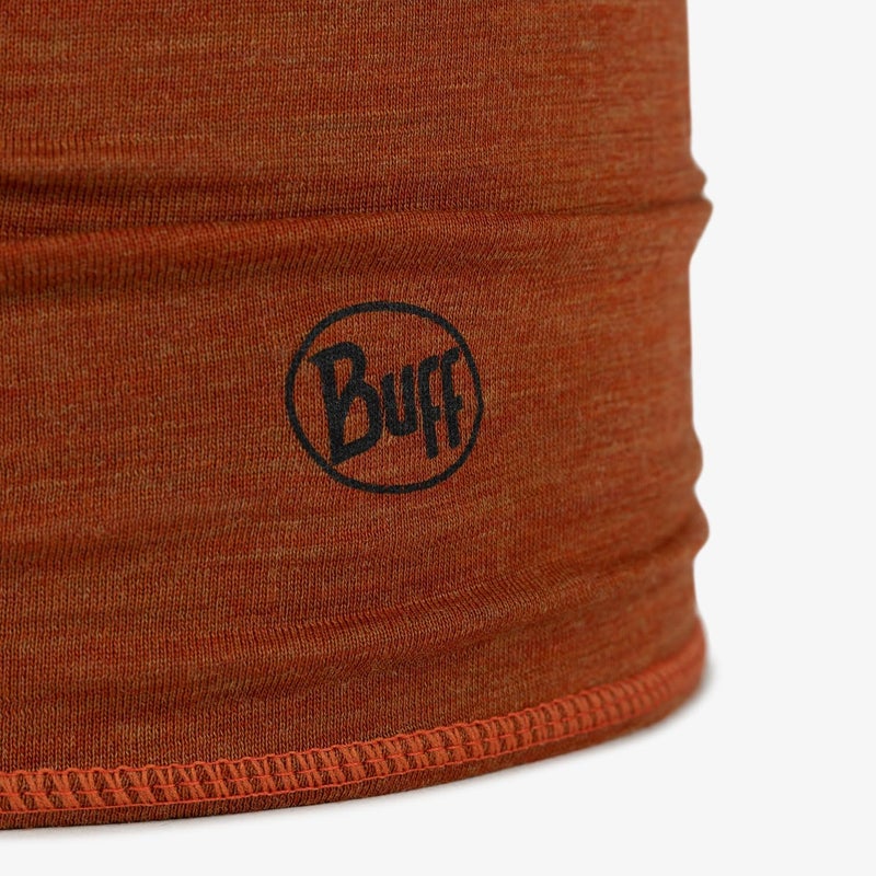 Buff Unisex Neck Warmer Merino Lightweight - Brown Solid Cinnamon - Image 2