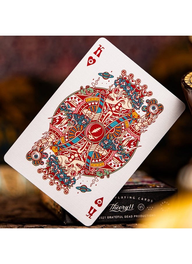 Theory11 theory11 Grateful Dead Playing Cards Premium Deck with Iconic Band-Themed Artwork  - Image 4