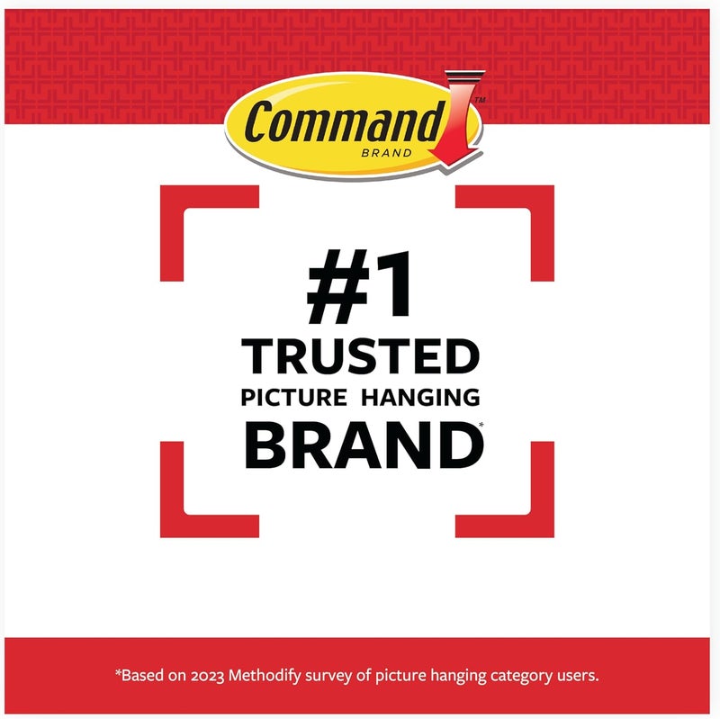 Command Universal Frame Hanger, Decorate Damage-Free, Large, 3 hangers, 6 strips, 6 frame stabilizer strips (17047-3ES),White - Image 5