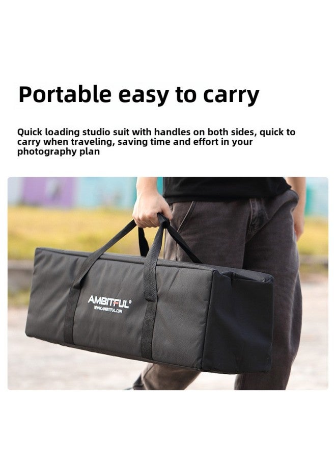Photography Bag Tripod Storage Bag Lamp Holder Bag Tripod Led Fill Light Flash Portable Slide Rail Bag-Color:PB03 Photography Kit  - Image 4