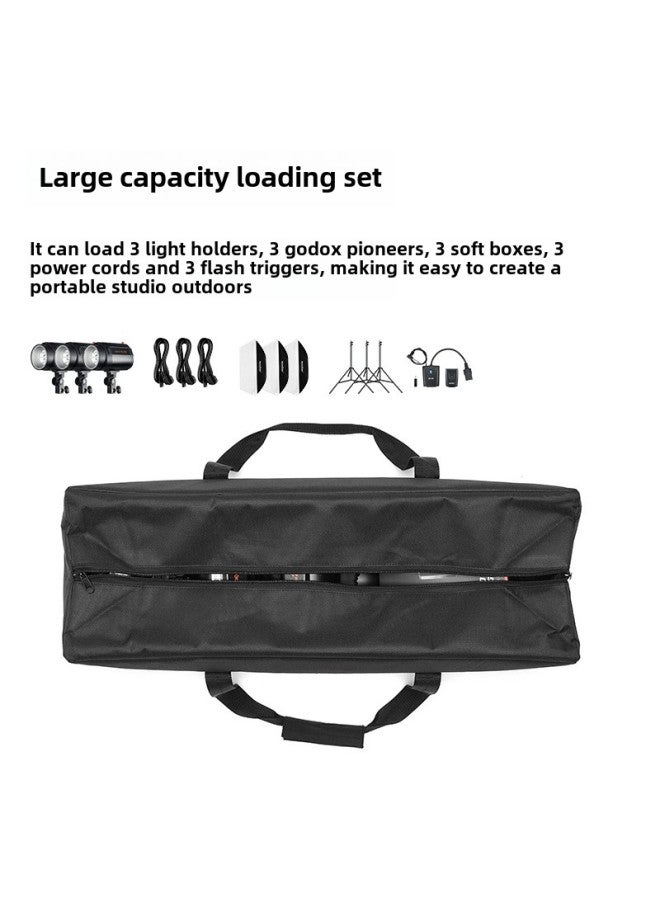 Photography Bag Tripod Storage Bag Lamp Holder Bag Tripod Led Fill Light Flash Portable Slide Rail Bag-Color:PB03 Photography Kit  - Image 5